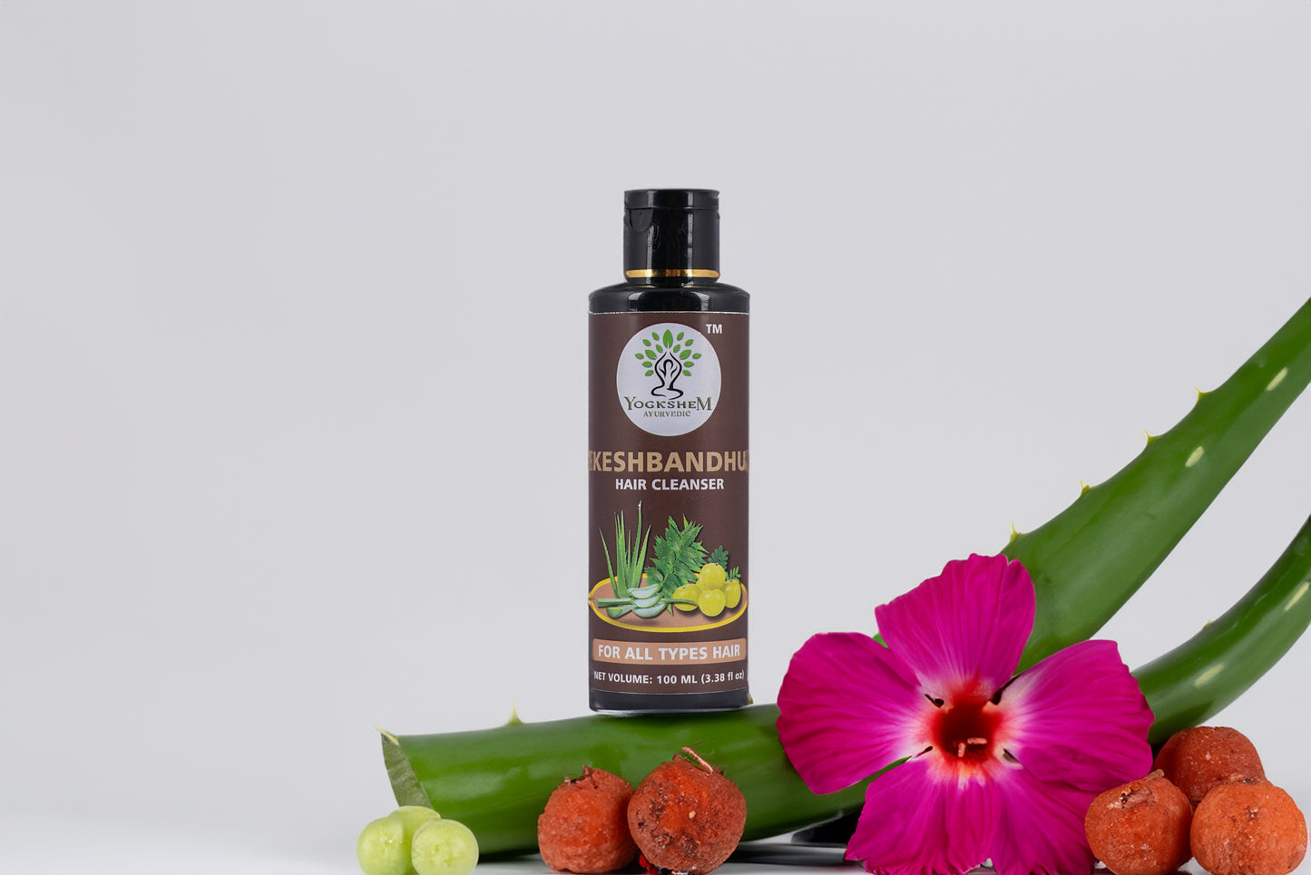 YOGKSHEM AYURVEDIC KESHBANDHU HAIR CLEANSER (100 ml)
