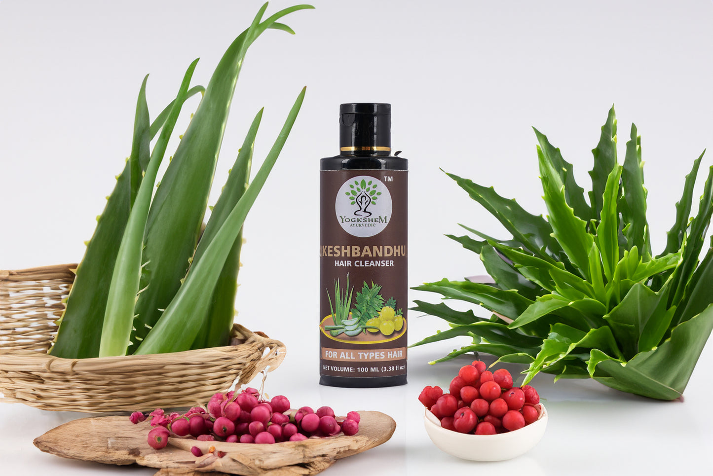 YOGKSHEM AYURVEDIC KESHBANDHU HAIR CLEANSER (100 ml)