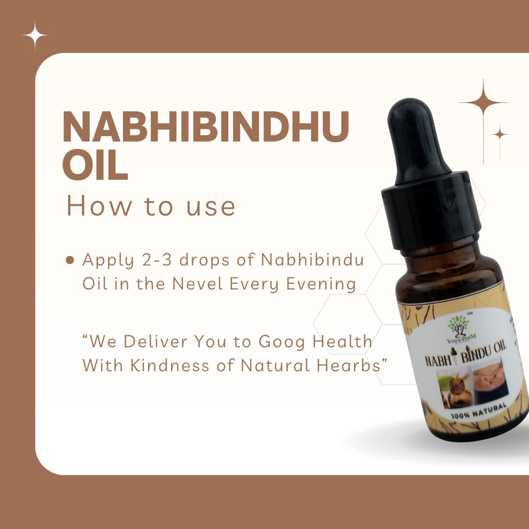 Yogkshem Ayurvedic Nabhi Bindu Oil for Navel Point | Enhanced Skin Treatment | Belly Button Tailam Men & Women (10 ml)