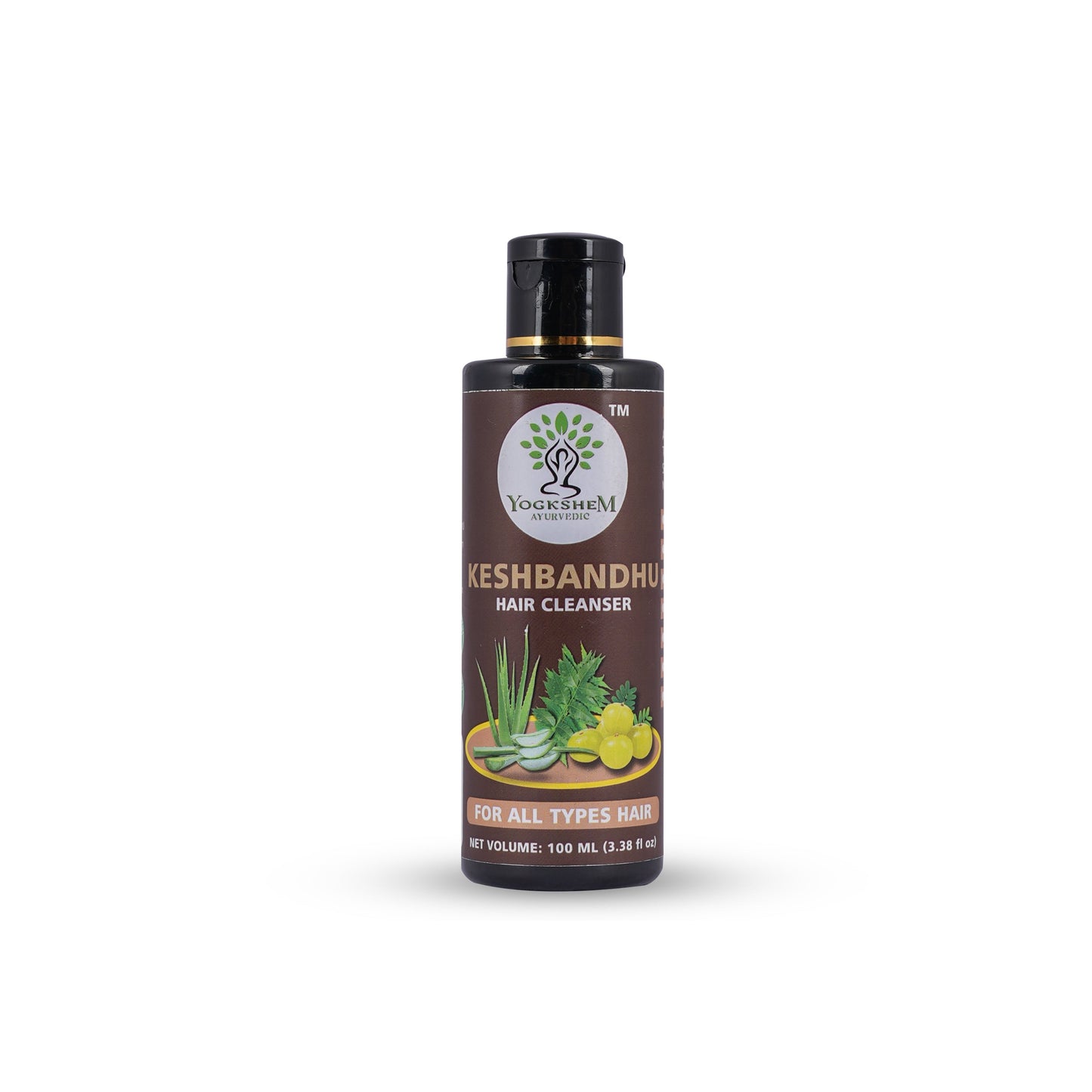 Yogkshem Ayurvedic Hair Care Combo – Coconut Oil Vitamin E & Keshbandhu Hair Cleanser